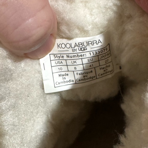 Koolaburra by UGG Winter Boots Womens 10 Barlee Shearling Suede 1133079 - Picture 9 of 9